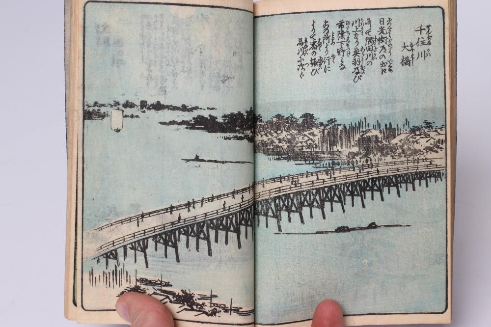 A HIGHLY COLOUR BLOCKED JAPANESE PANORAMA Image