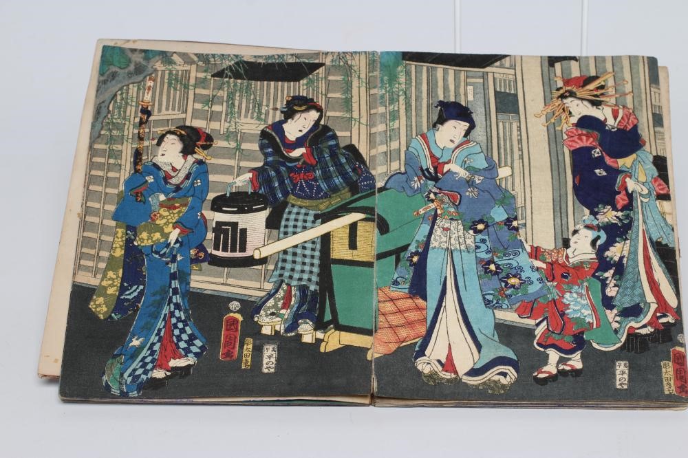 A HIGHLY COLOUR BLOCKED JAPANESE PANORAMA Image