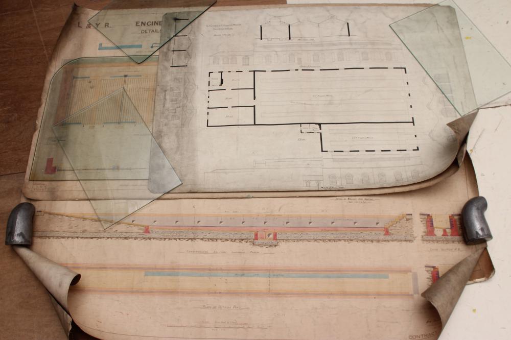 OF RAILWAY INTEREST - an artist's plan for L & YR Liversedge Railway Station Image