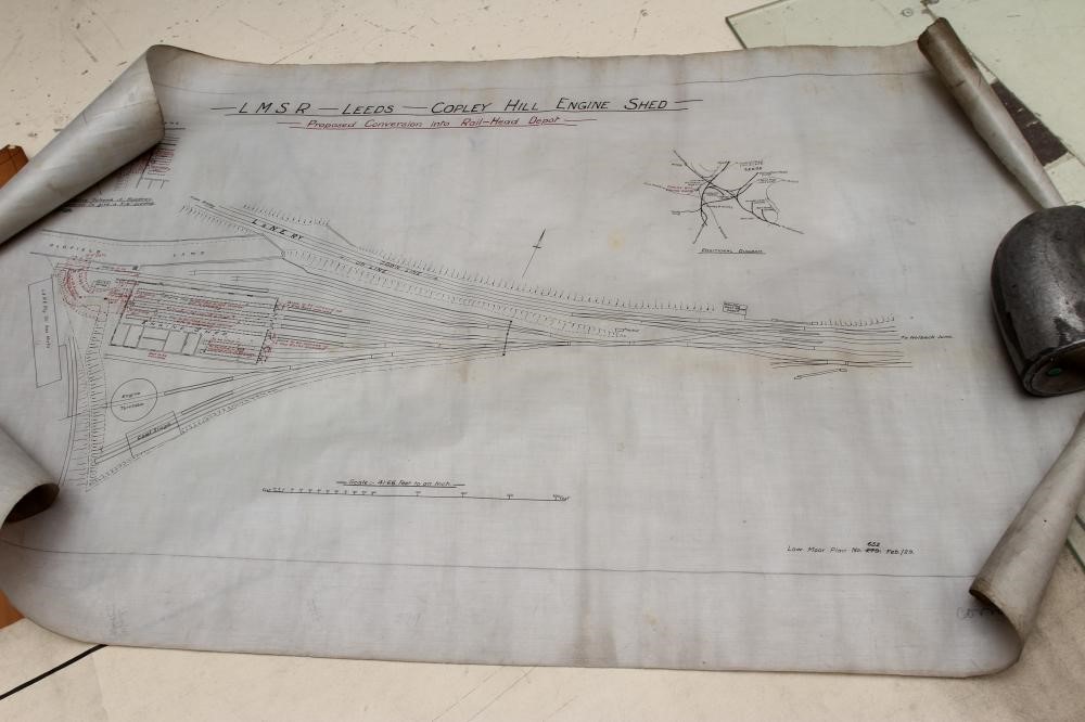 OF RAILWAY INTEREST - an artist's plan for L & YR Liversedge Railway Station Image