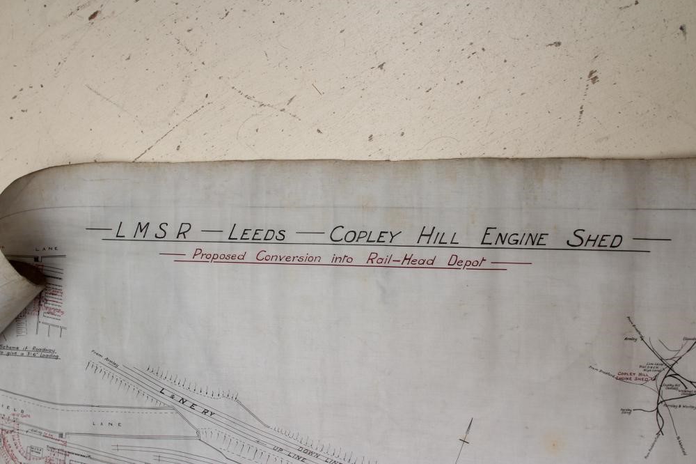 OF RAILWAY INTEREST - an artist's plan for L & YR Liversedge Railway Station Image