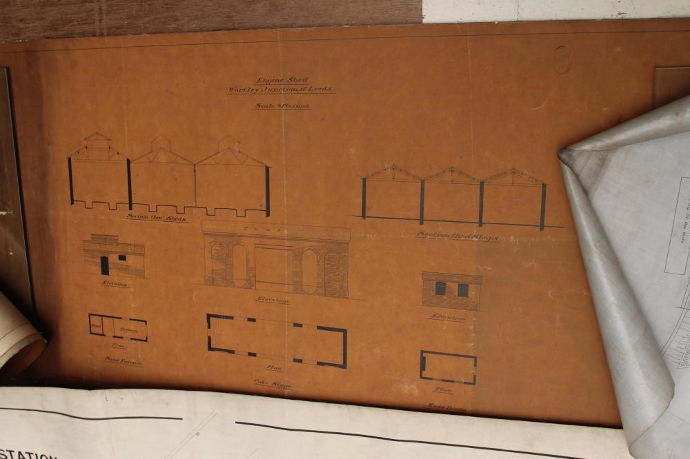 OF RAILWAY INTEREST - an artist's plan for L & YR Liversedge Railway Station Image