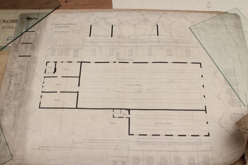 OF RAILWAY INTEREST - an artist's plan for L & YR Liversedge Railway Station Image