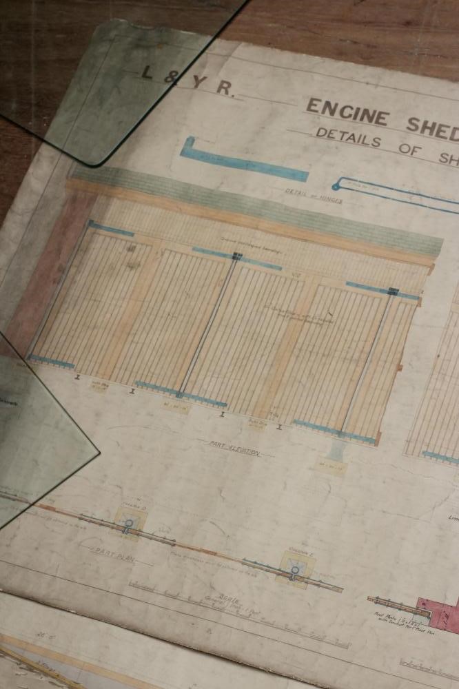 OF RAILWAY INTEREST - an artist's plan for L & YR Liversedge Railway Station Image