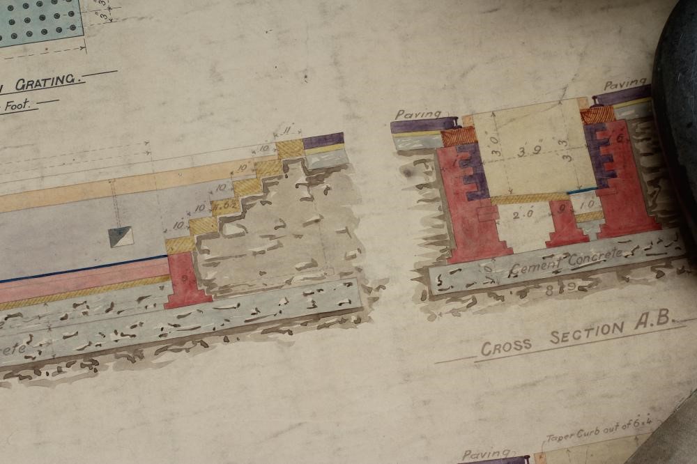 OF RAILWAY INTEREST - an artist's plan for L & YR Liversedge Railway Station Image