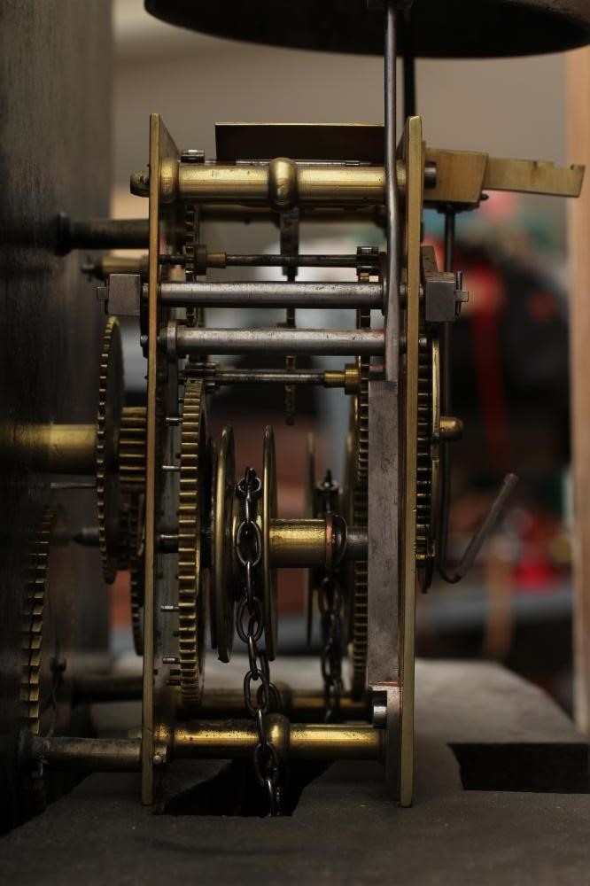 AN OAK LONGCASE signed T Dodson Image