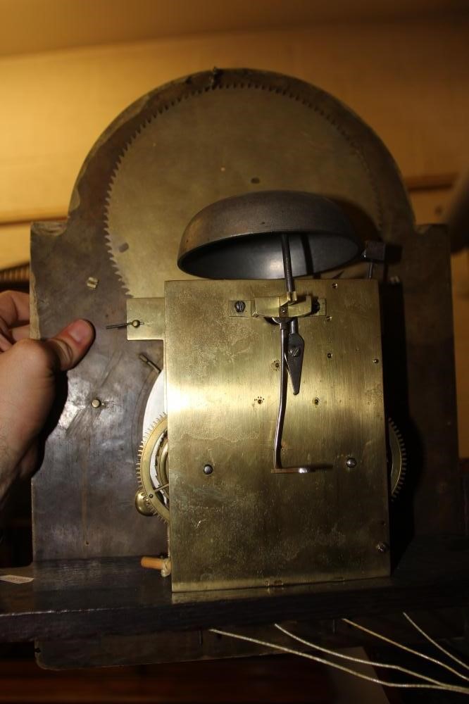 A BURR WALNUT LONGCASE signed William Creak Image