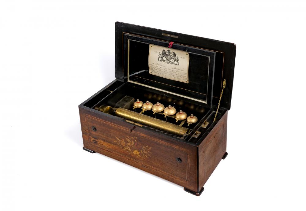 A SWISS MUSICAL BOX Image