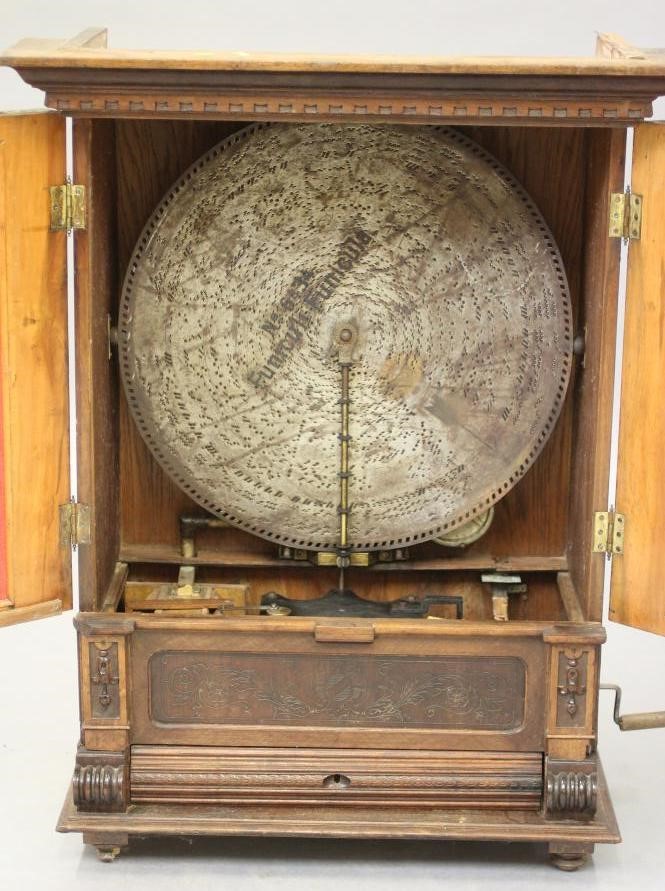 A GERMAN ADLER COIN OPERATED POLYPHON Image