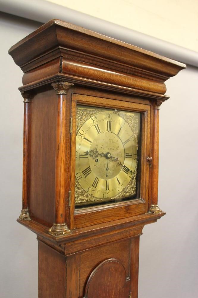AN OAK LONGCASE signed William Boot Image