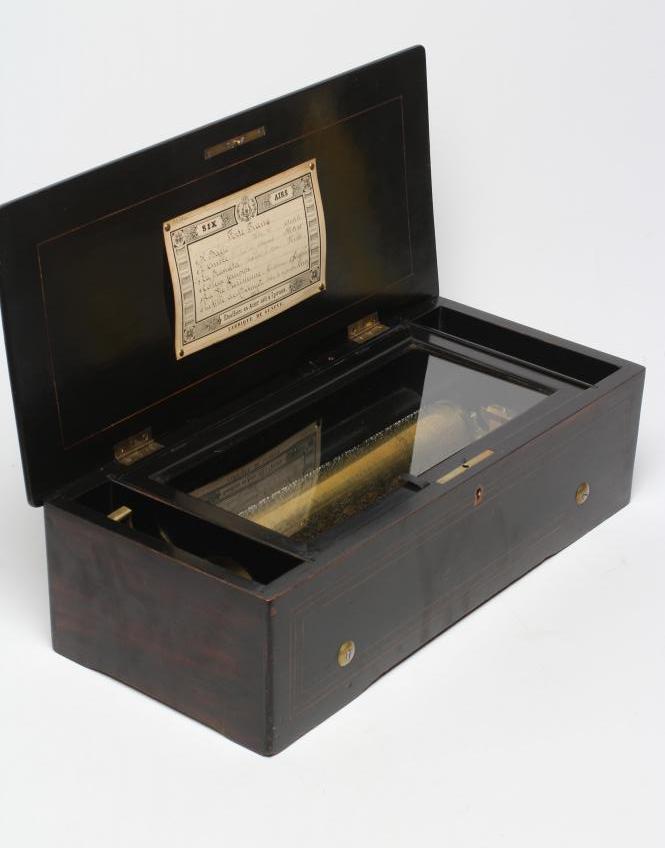 A SWISS MUSICAL BOX Image