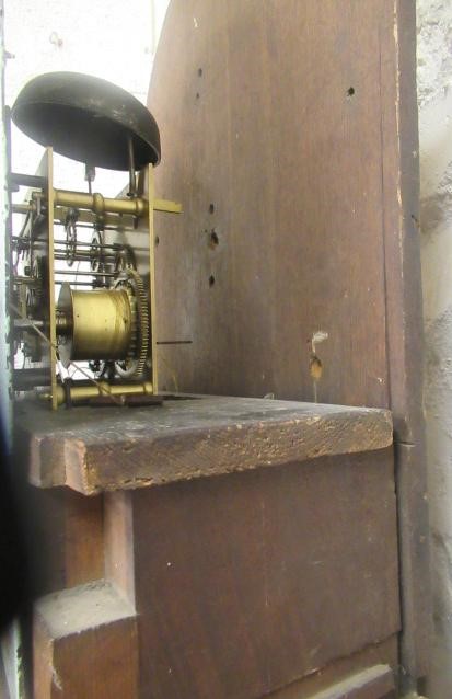 A MAHOGANY LONGCASE signed Holdsworth Image