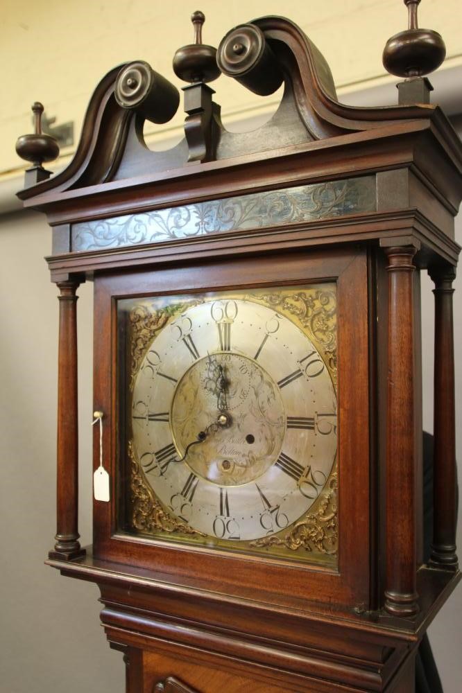 A MAHOGANY LONGCASE CLOCK Image