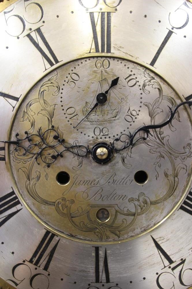 A MAHOGANY LONGCASE CLOCK Image
