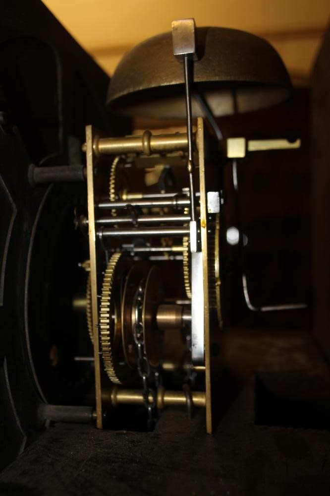 A MAHOGANY LONGCASE CLOCK Image