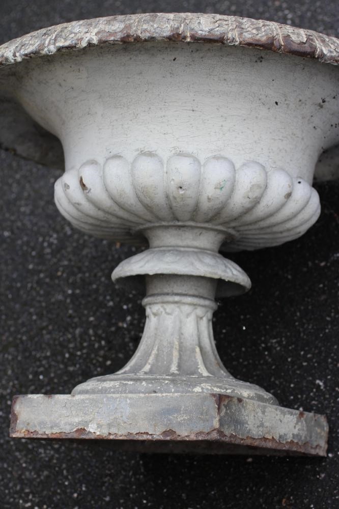 A VICTORIAN CAST IRON GARDEN URN Image