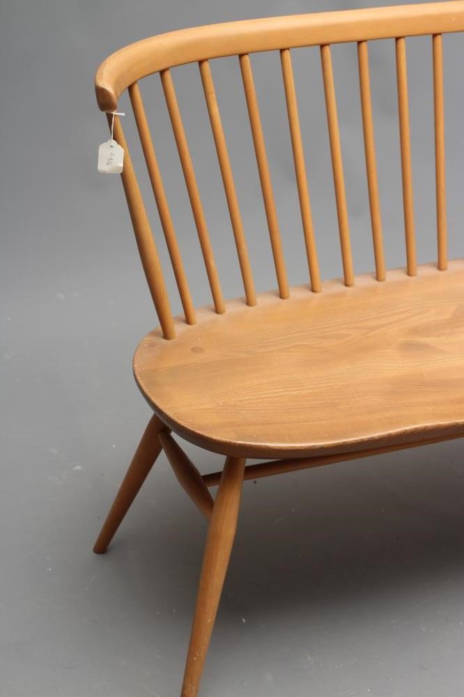 AN ERCOL MODEL 450 LOVE SEAT Image