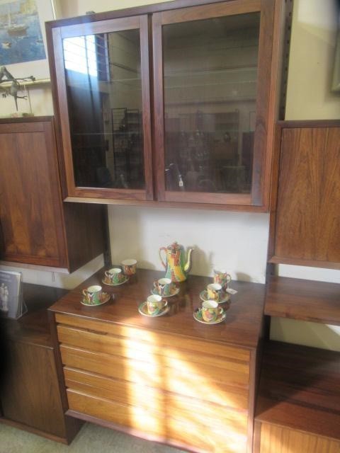 A ROSEWOOD MODULAR ROOM UNIT probably designed by Poul Cadovius Image