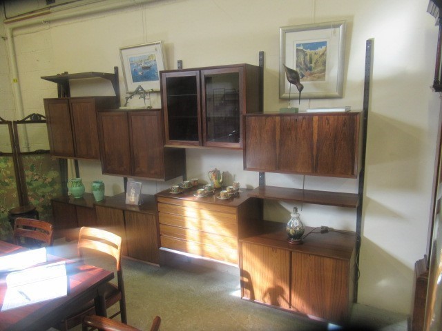 A ROSEWOOD MODULAR ROOM UNIT probably designed by Poul Cadovius Image
