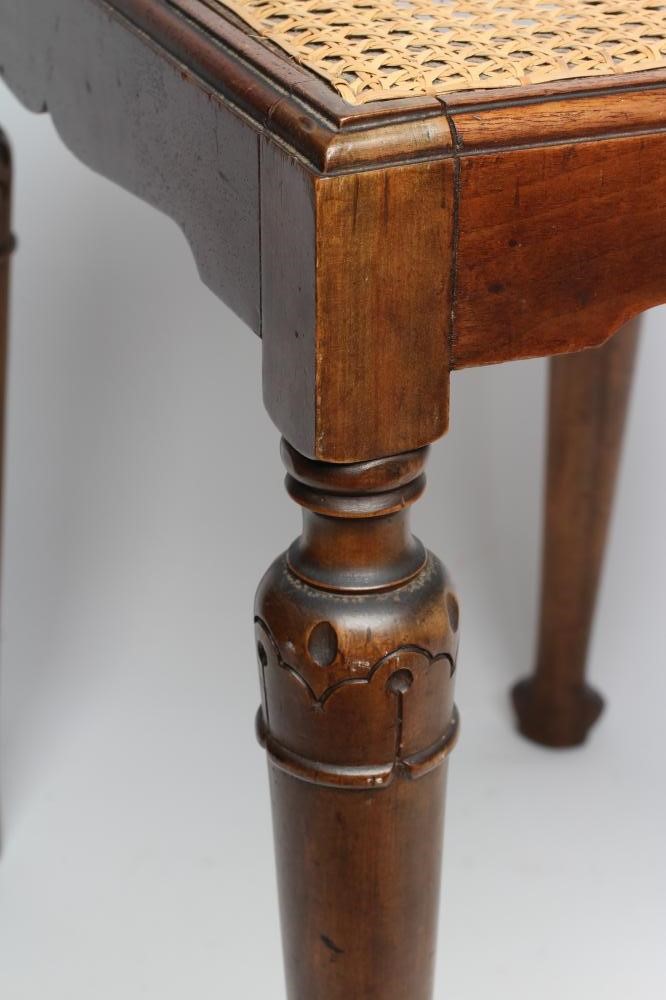 A MAHOGANY DRESSING STOOL Image
