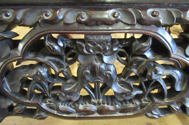 A CHINESE HUANGHUALI WOOD SIDE TABLE Image