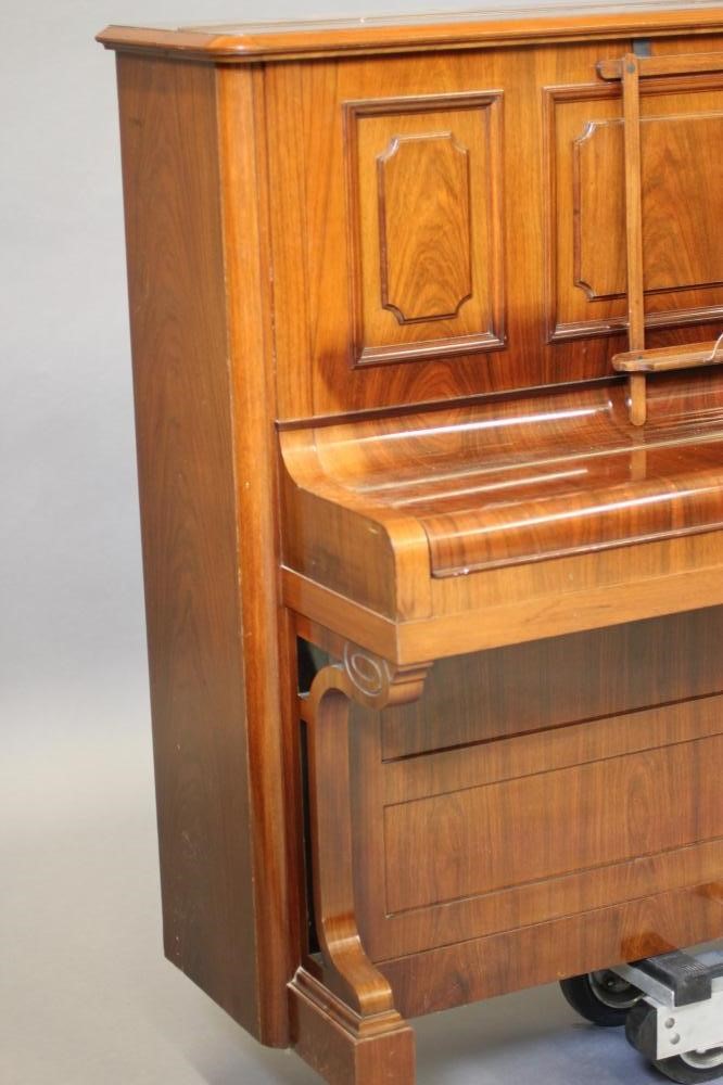 A ROSEWOOD CASED BECHSTEIN UPRIGHT PIANO Image