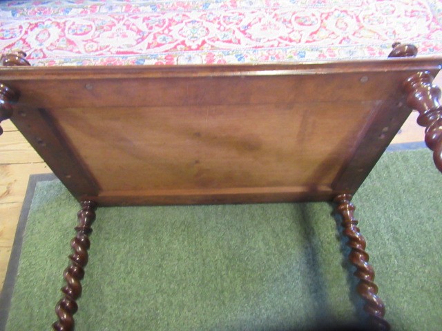 A VICTORIAN BURR WALNUT WHATNOT CANTERBURY of oblong form Image