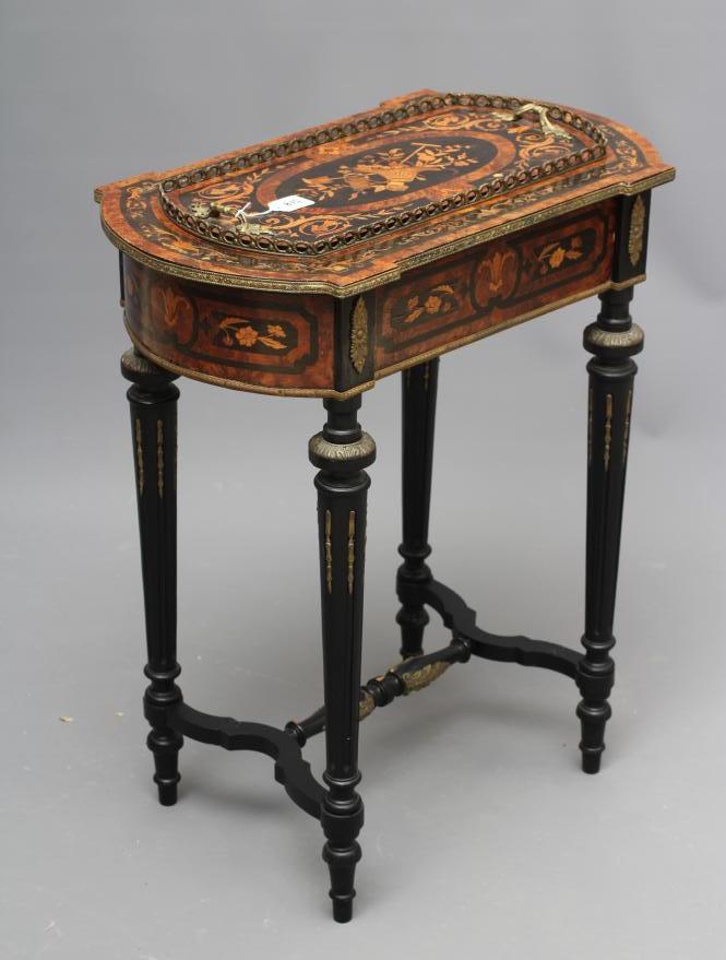 A VICTORIAN EBONISED Image