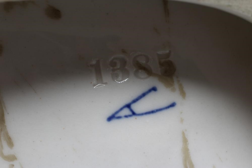 AN AMPHORA PORCELAIN FIGURAL TABLE CENTRE BOWL Image