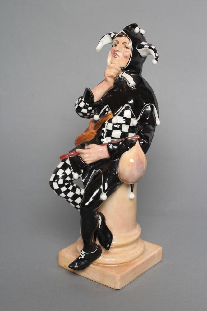 "A JESTER" - a Royal Doulton china figure Image
