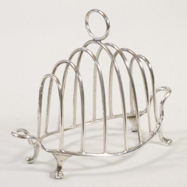 A SEVEN BAR SILVER TOASTRACK Image