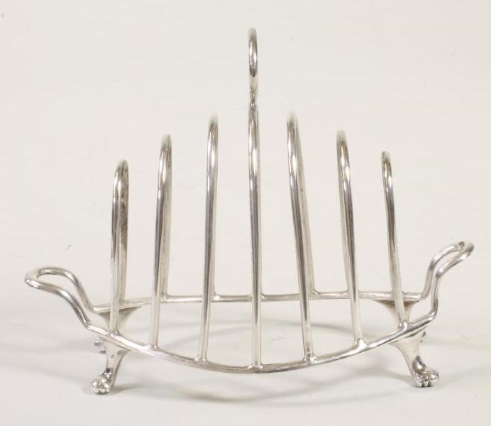 A SEVEN BAR SILVER TOASTRACK Image