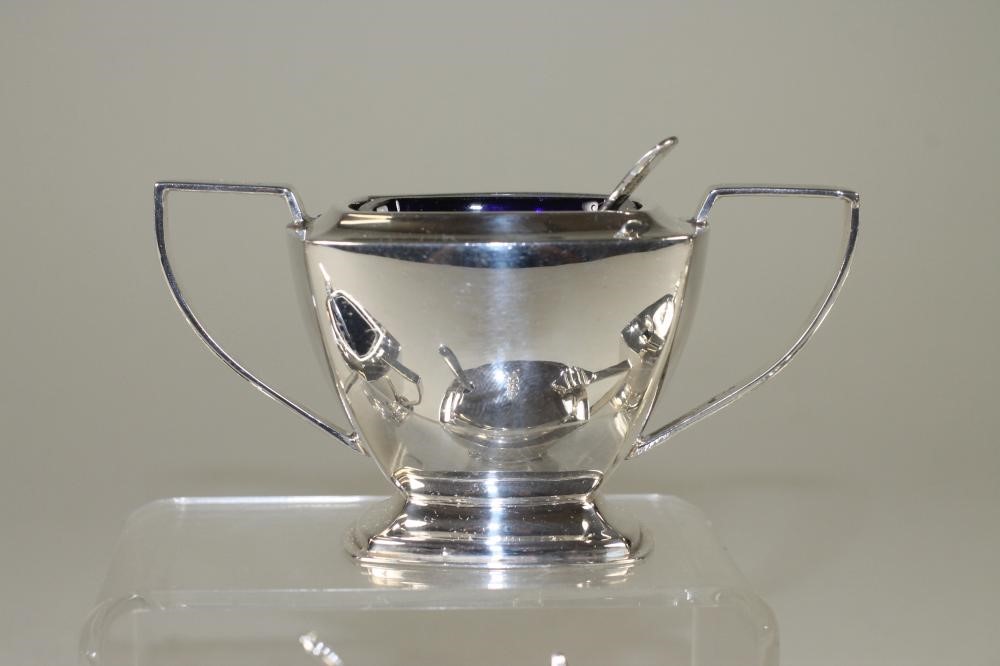 A COMPOSITE SIX PIECE SILVER CRUET Image