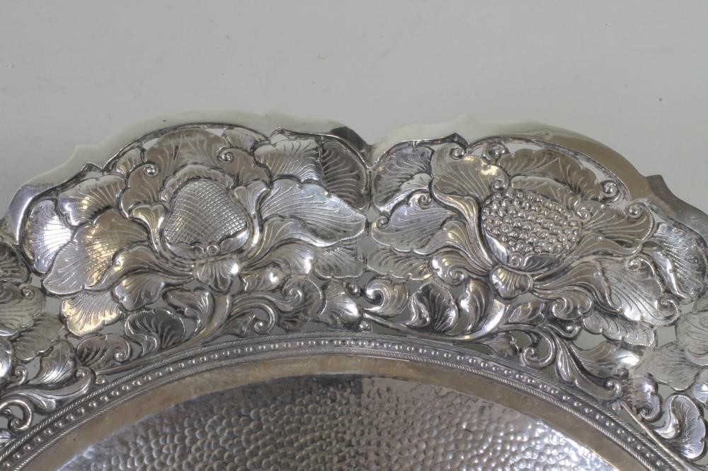 A CONTINENTAL SILVER SHALLOW DISH Image