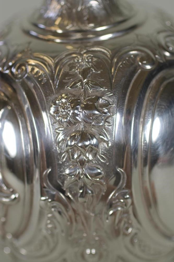 A VICTORIAN SILVER WINE EWER Image