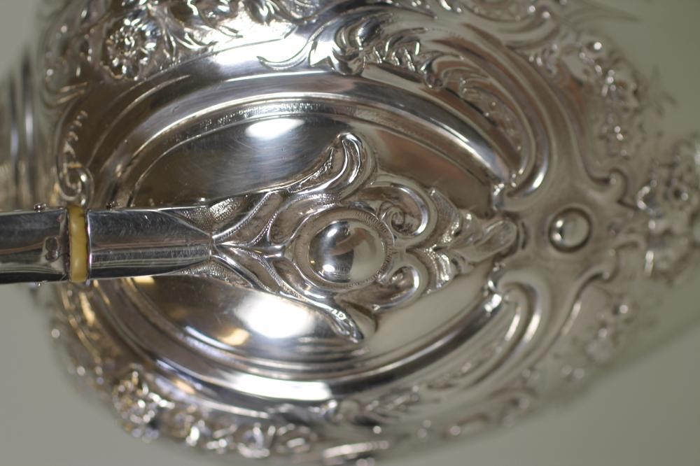 A VICTORIAN SILVER WINE EWER Image