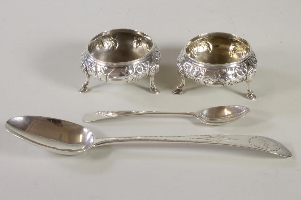 A PROVINCIAL SCOTTISH GEORGE III SILVER TEASPOON Image