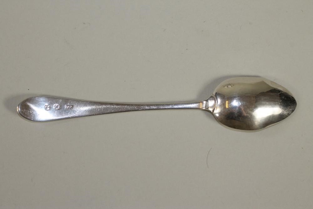 A PROVINCIAL SCOTTISH GEORGE III SILVER TEASPOON Image