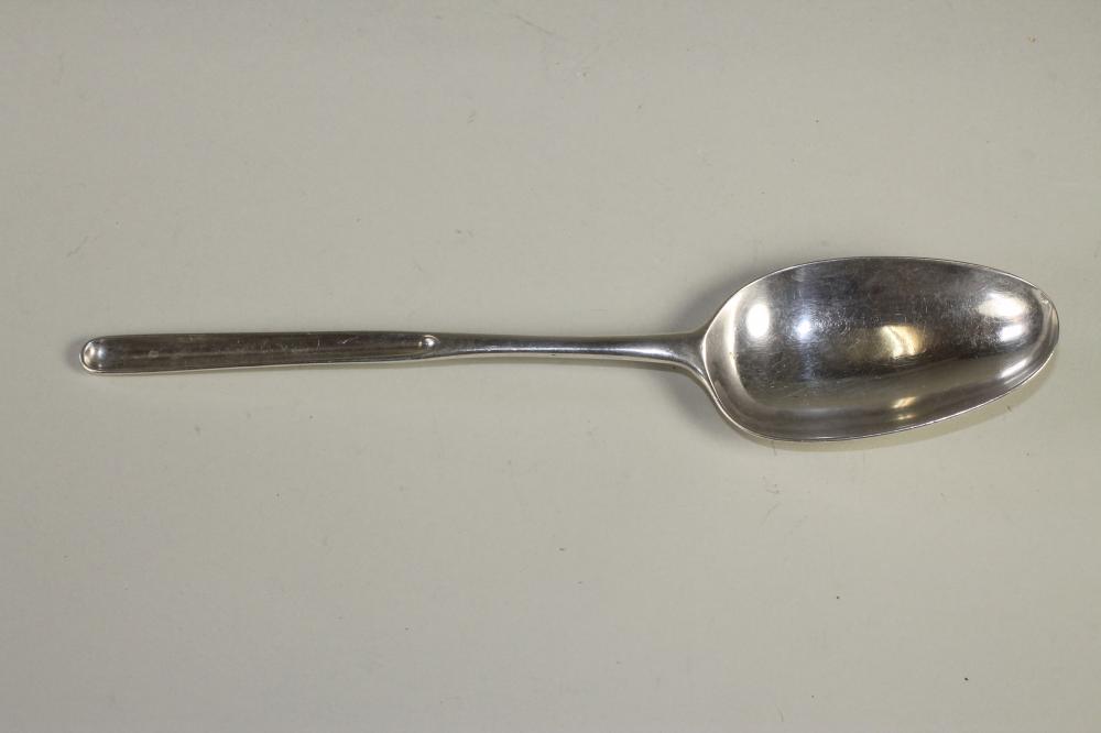 A GEORGE II SILVER MARROW SPOON Image