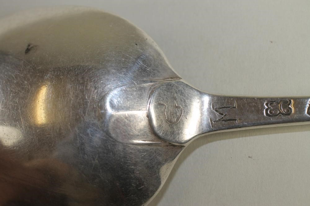 A GEORGE II SILVER MARROW SPOON Image