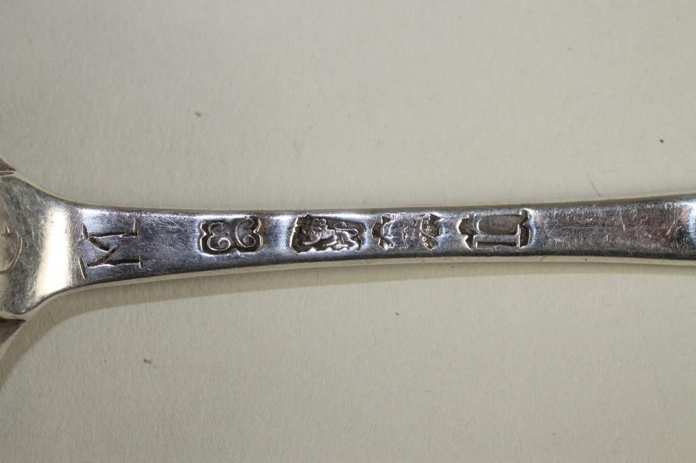 A GEORGE II SILVER MARROW SPOON Image