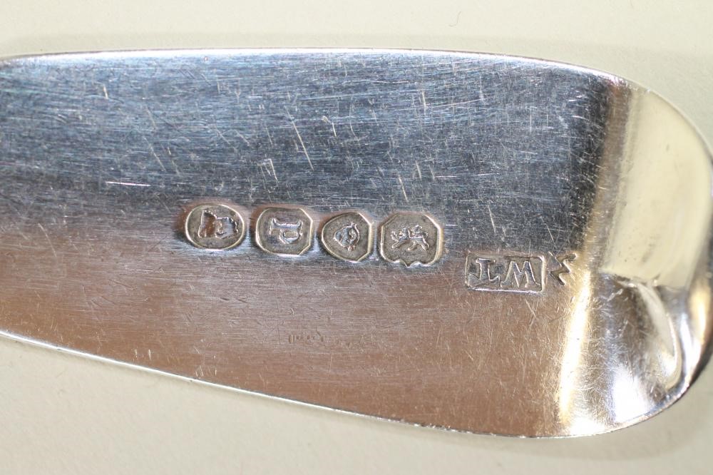 A SET OF THREE WILLIAM IV SILVER TABLESPOONS Image