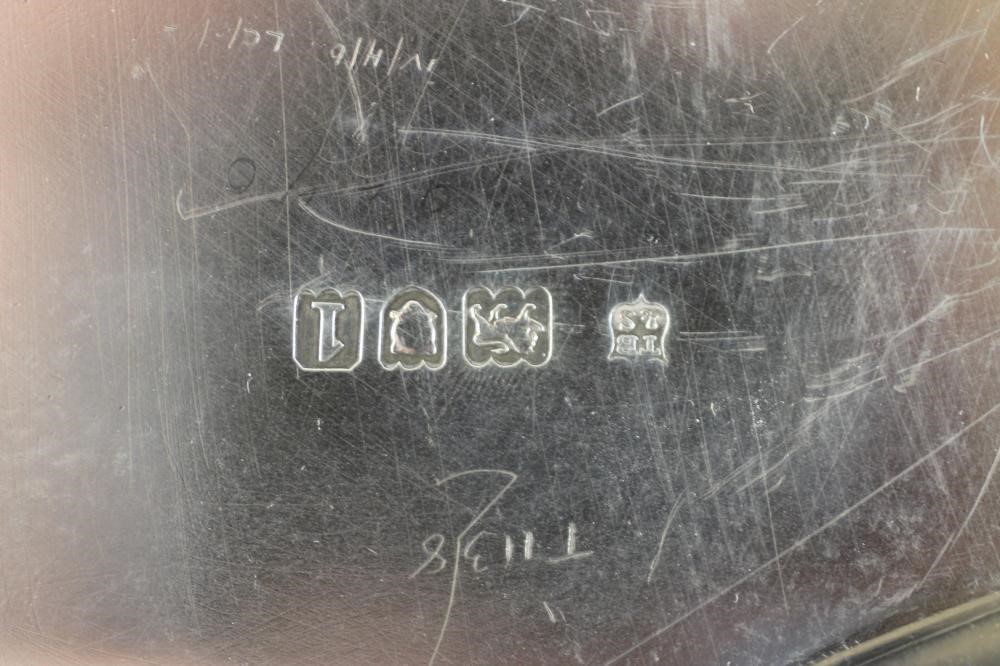 AN EDWARDIAN SILVER SALVER Image