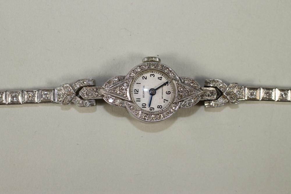 A DIAMOND COCKTAIL WATCH Image