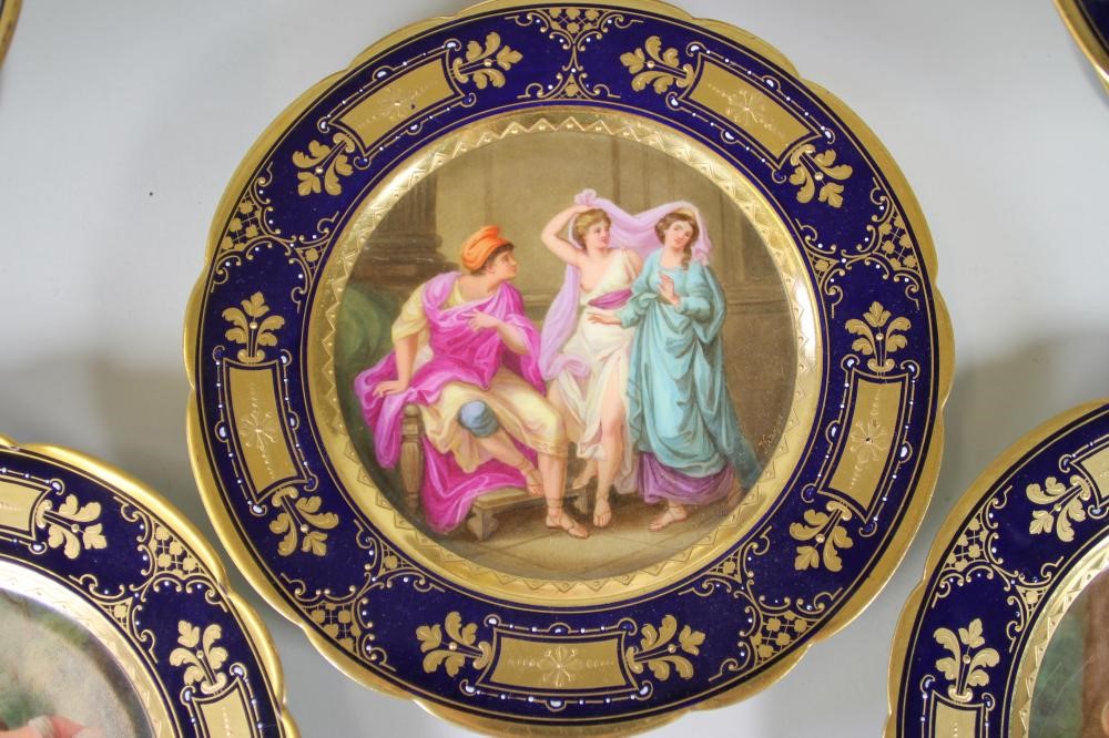 A "VIENNA" PORCELAIN PART DESSERT SERVICE Image