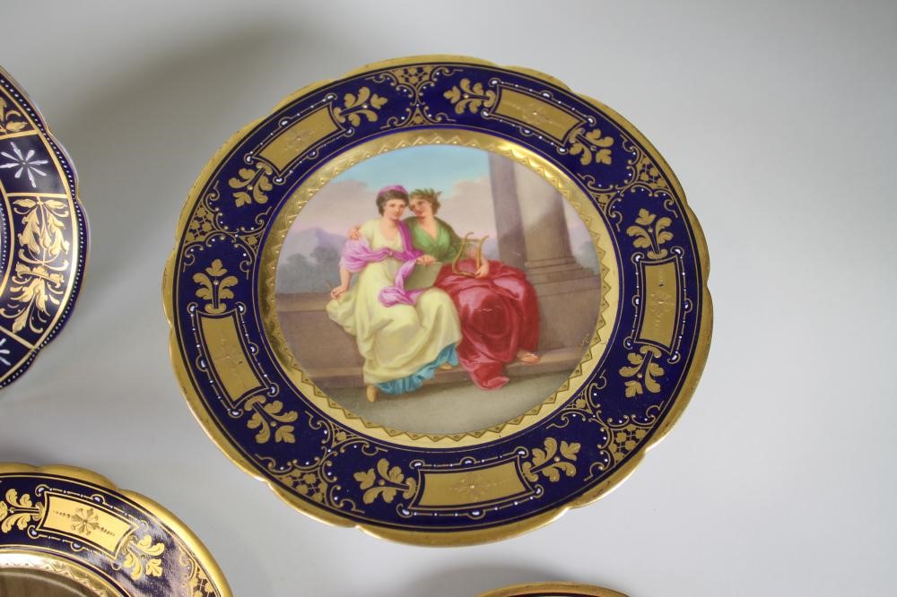 A "VIENNA" PORCELAIN PART DESSERT SERVICE Image