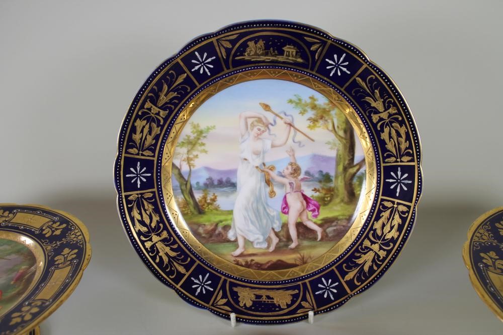 A "VIENNA" PORCELAIN PART DESSERT SERVICE Image