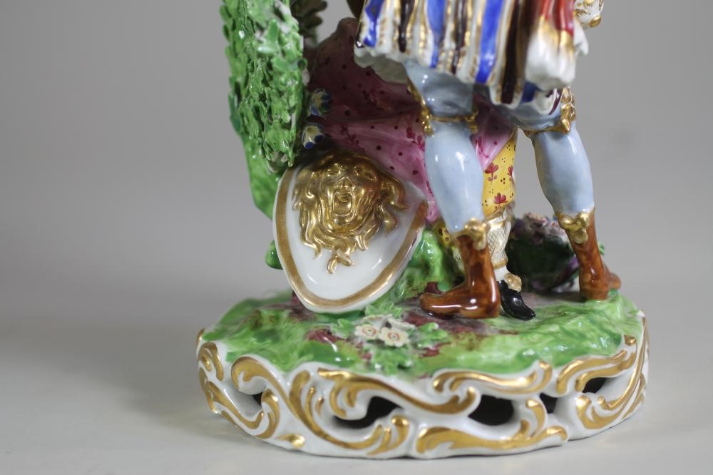 A FRENCH PORCELAIN FIGURE GROUP Image