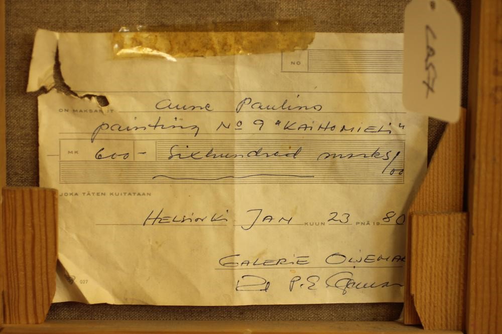 ‡AUNE PAULIN (Finnish b.1925) Image