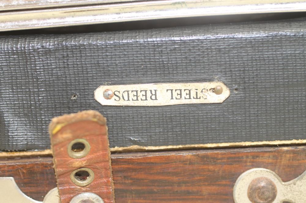 A GERMAN TWO ROW ANGLO CONCERTINA Image